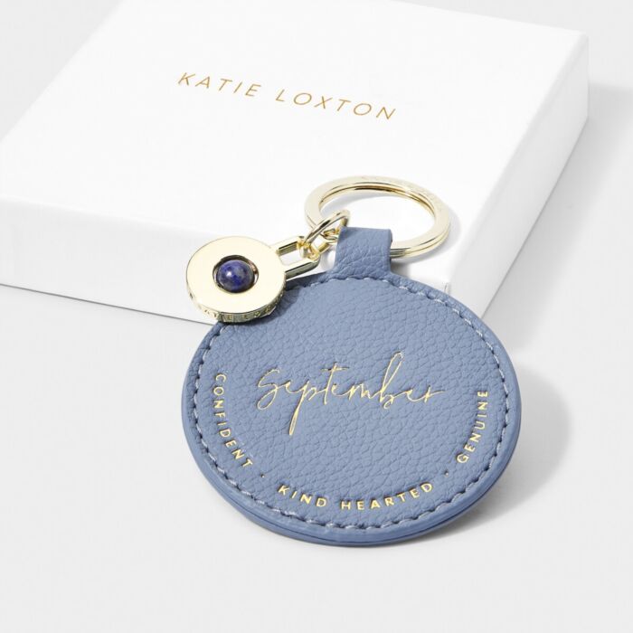 Katie Loxton Birthstone Keyring - September - Lapis Lazuli